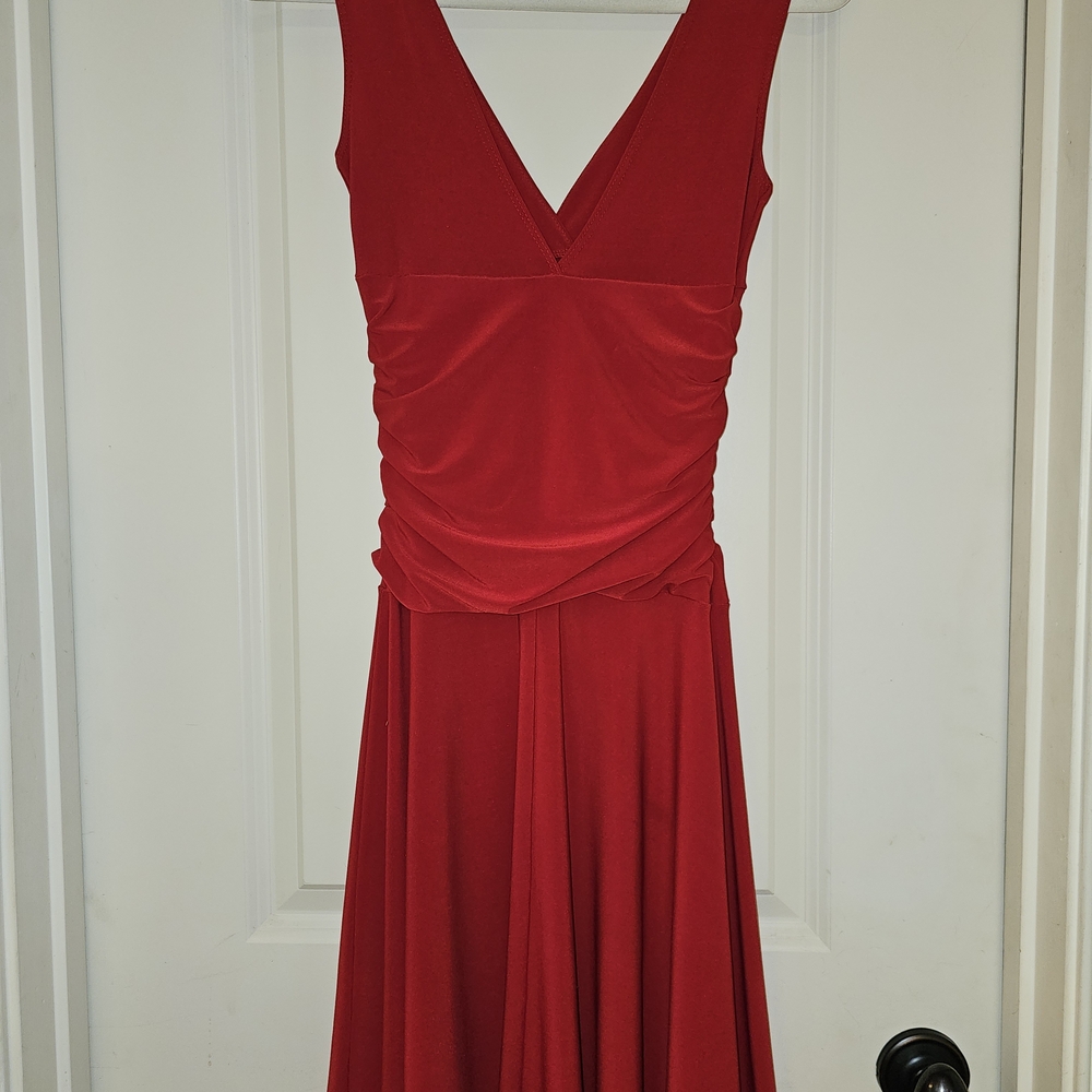 Assa Elegant, Sexy Red Sleeveless Dress - Picture 5 of 9